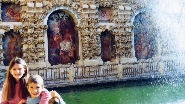 Bassin du parc de l'Alcazar.